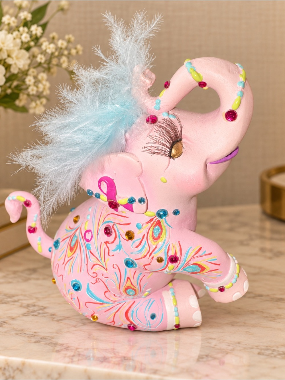 The Hamilton Collection hard to find Vietnam Elephant Figurine